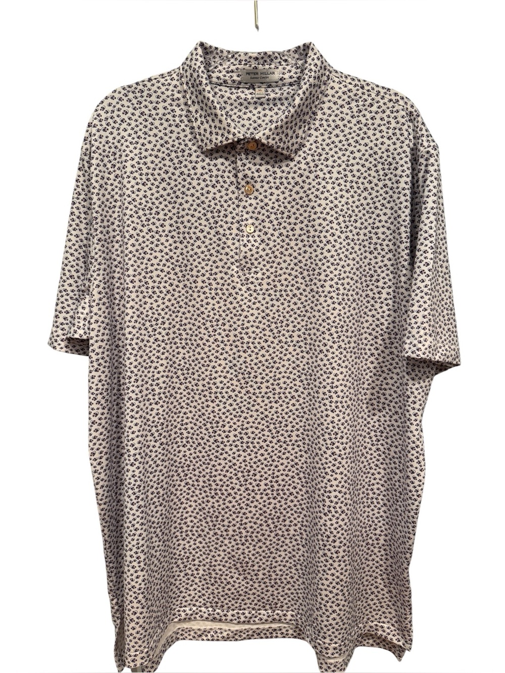 Peter Millar Summer Comfort Golf Polo Fish Print XL